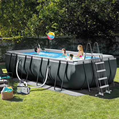Intex 26356 Piscina fuori terra Ultra Frame XTR rettangolare 549x274x132 cm con accessori