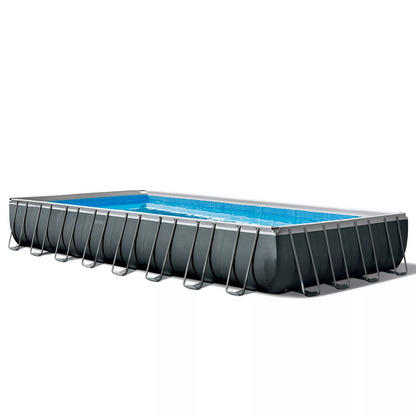 Intex 26374 Piscina fuori terra Ultra Frame XTR rettangolare 975x488x132 cm con accessori