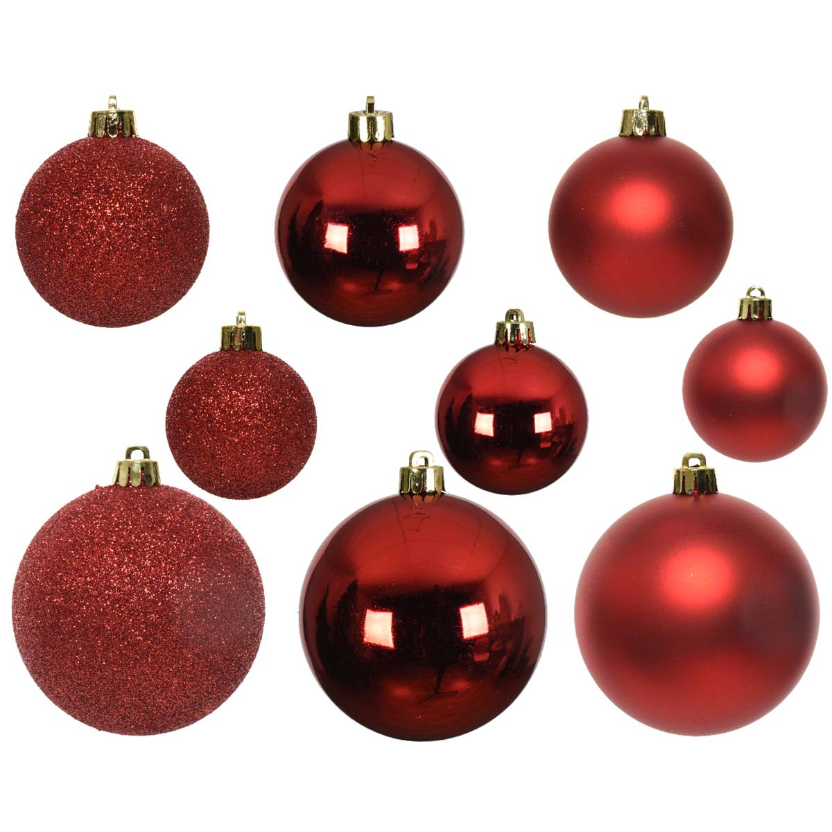 Set 30 palline di natale vari colori