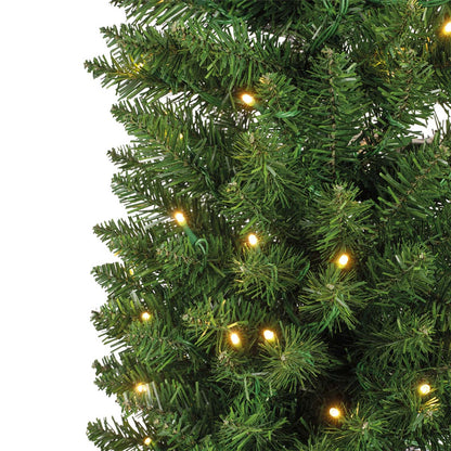 Albero di Natale con 280 luci LED incorporate 210 cm slim Pencil Pine
