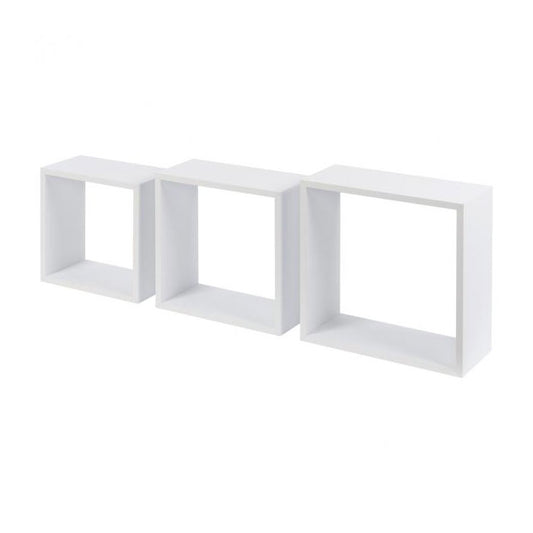 Cubo triplo bianco l 30 x h 30 x p 12 cm in PVC