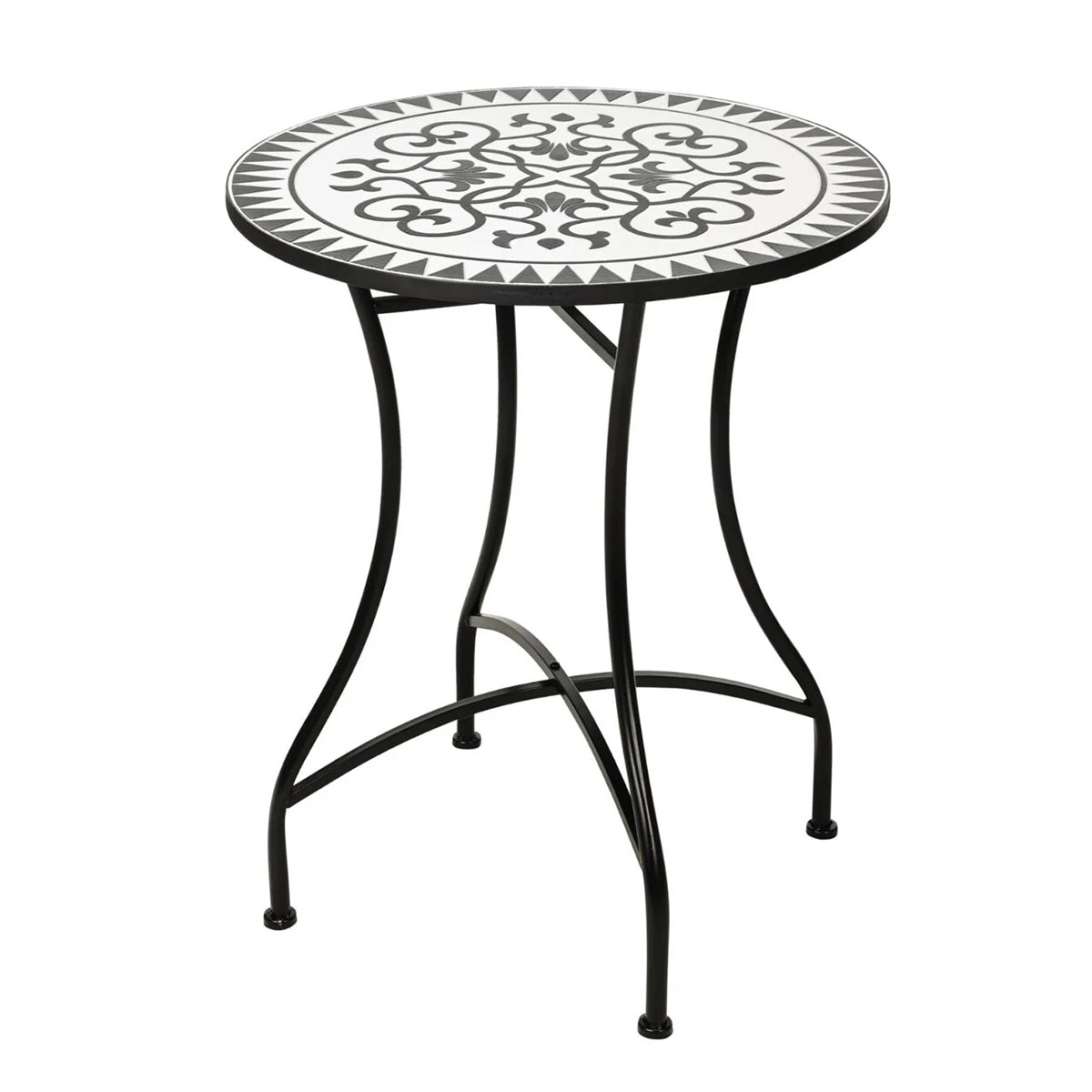 Tavolo da giardino Bistrot mosaico 60x71 cm