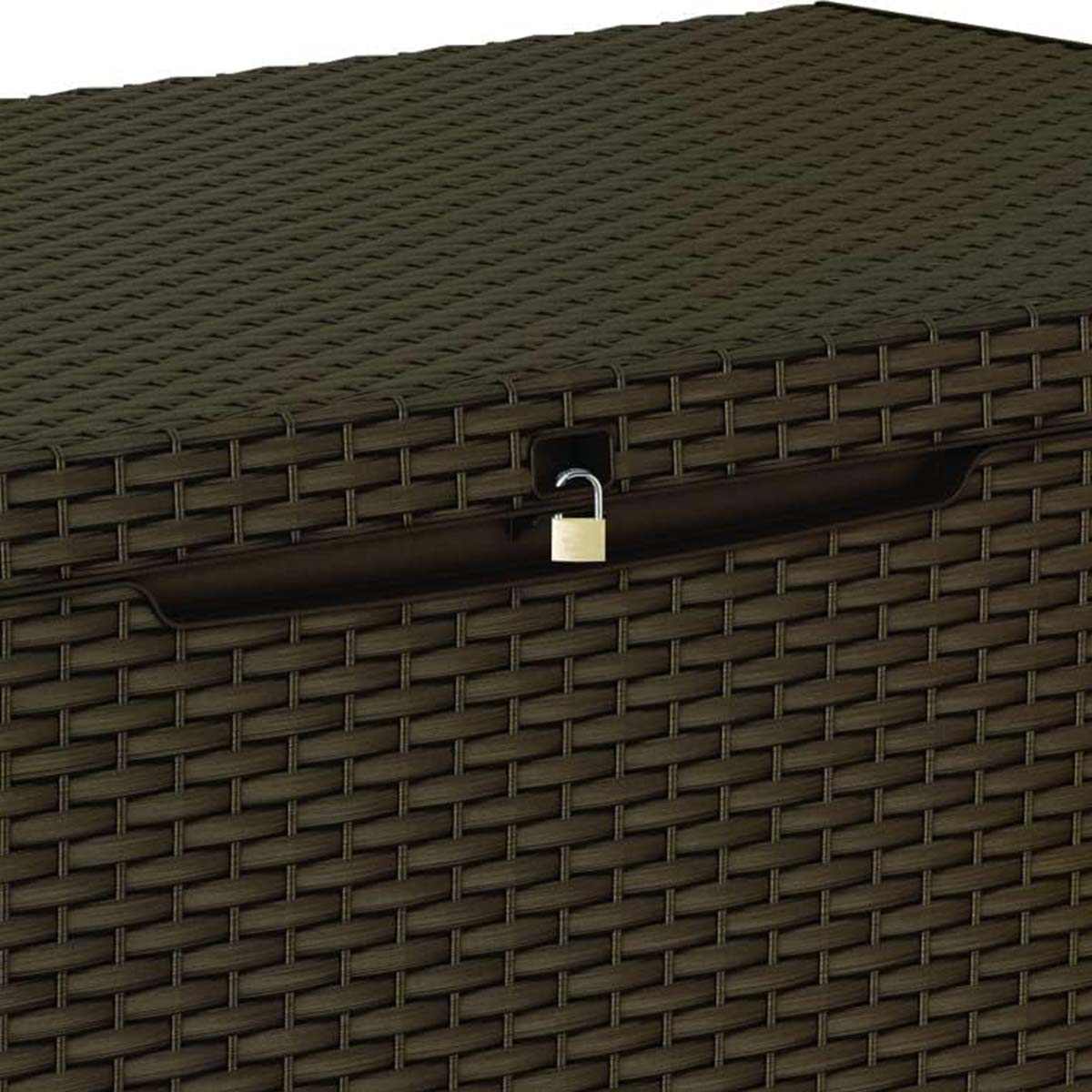 Baule da esterno Keter in resina marrone