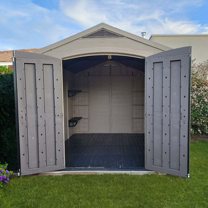Keter Casetta da giardino con mensole beige Factor 8X11