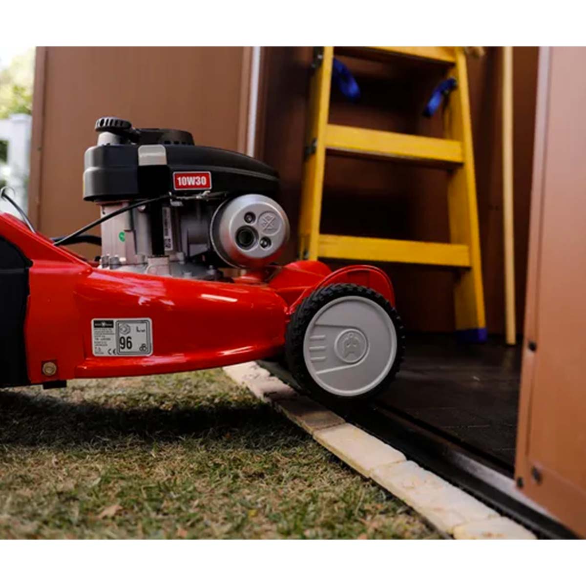 Keter casetta da giardino Darwin 6x4 in resina con pavimento e griglia di ventilazione