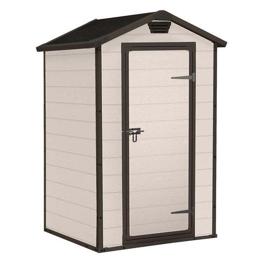 Keter casetta da giardino Manor 4X3 in resina colore beige