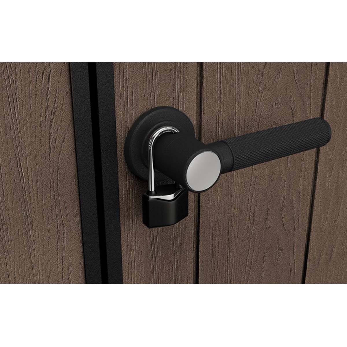 Keter casetta da giardino Newton Plus 1175/7511 in resina con finestre