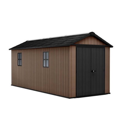Keter casetta da giardino Newton Plus 7517/1775 in resina con finestre