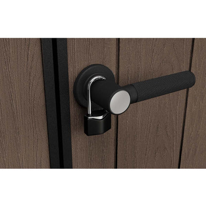 Keter casetta da giardino Newton Plus 757/775 in resina con finestre