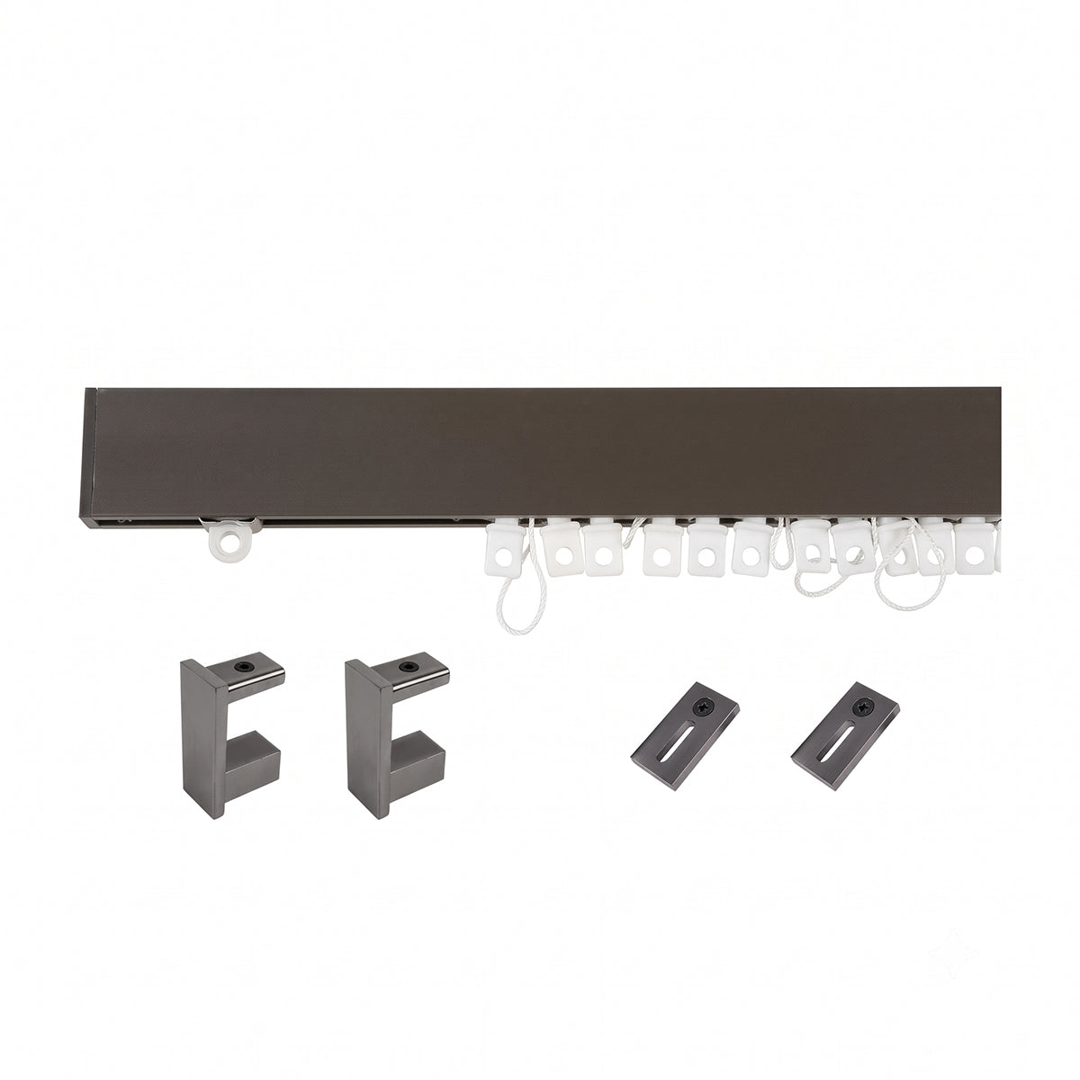 Kit binario per tenda a onda 160 cm Futura in alluminio grigio