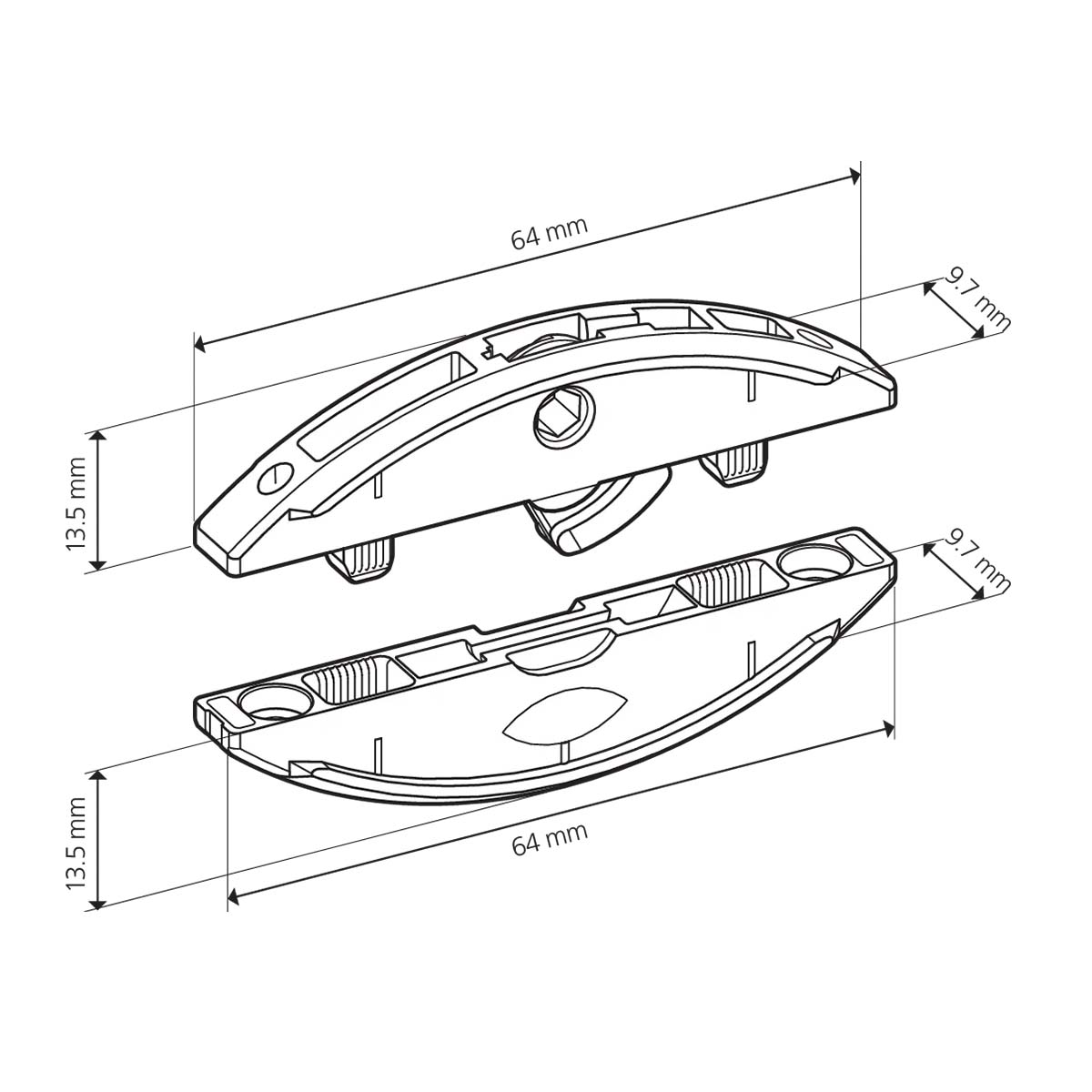 LAMELLO lamelle Clamex P14 a coppia