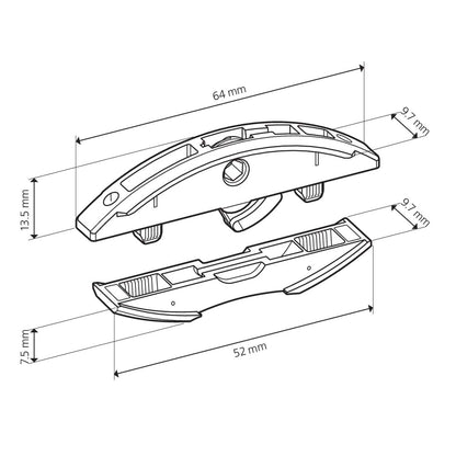 LAMELLO lamelle Clamex P-14/10 Medius 80 coppie