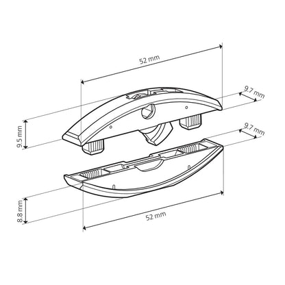 LAMELLO lamelle Clamex P-10 a coppia