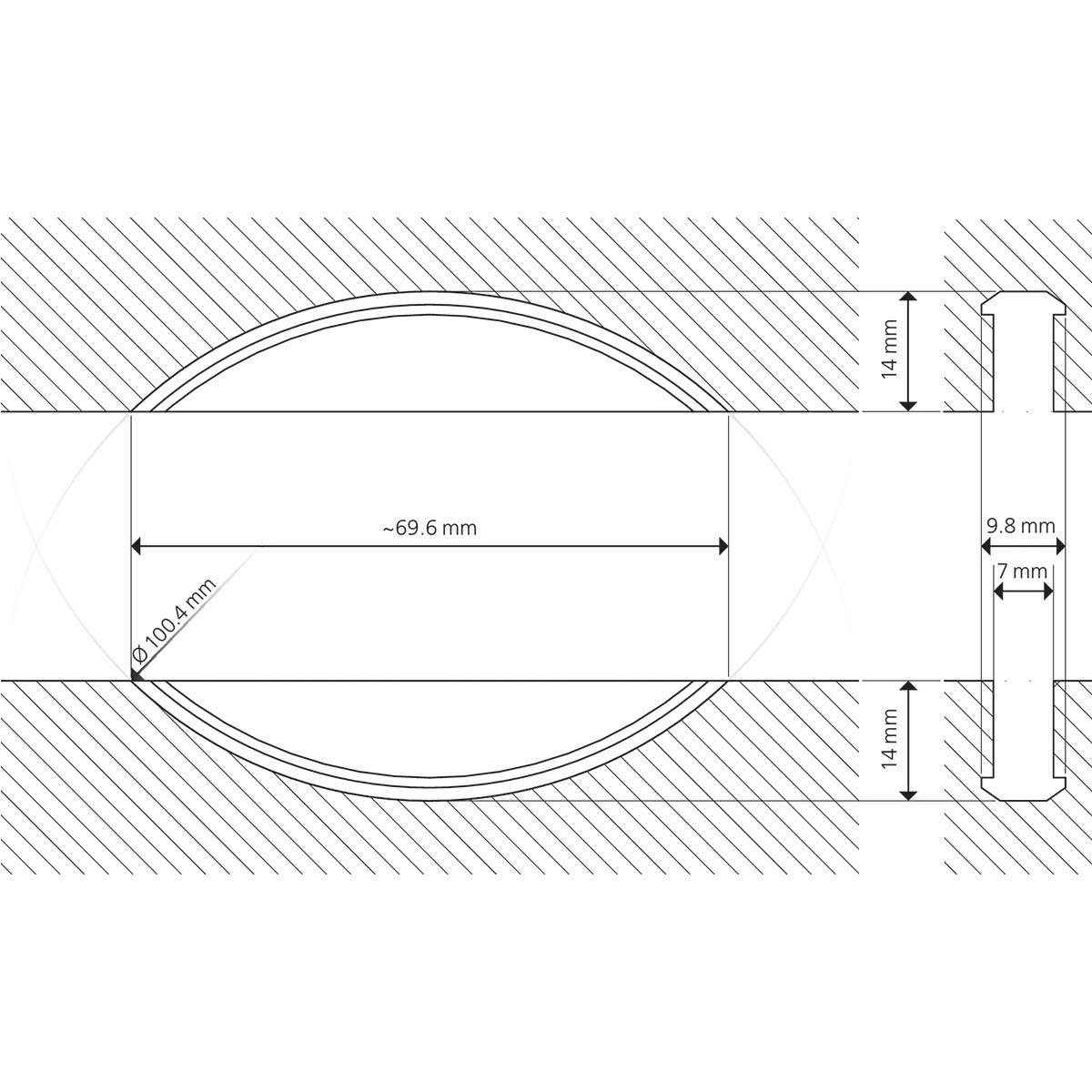 LAMELLO giunzioni Tenso P-14 con clip a coppie