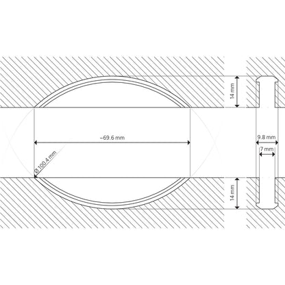 LAMELLO giunzioni Tenso P-14 con clip a coppie