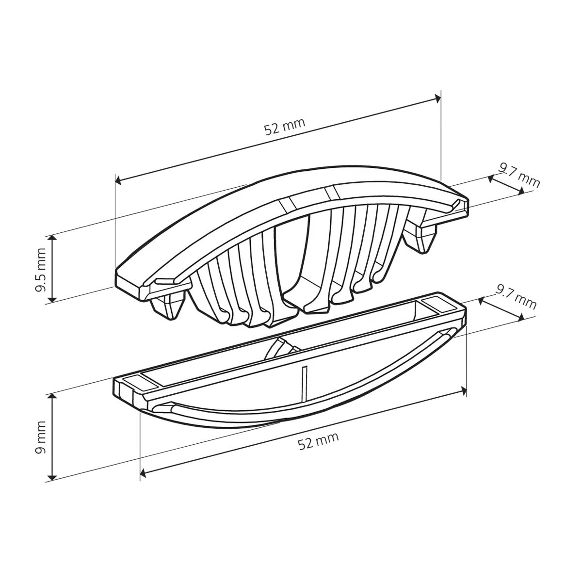 LAMELLO giunzioni Tenso P-10 con clip a coppie