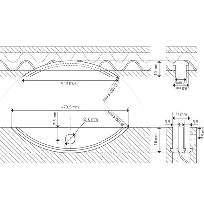 LAMELLO Set LC P-16x11 con Clamex P-14/10