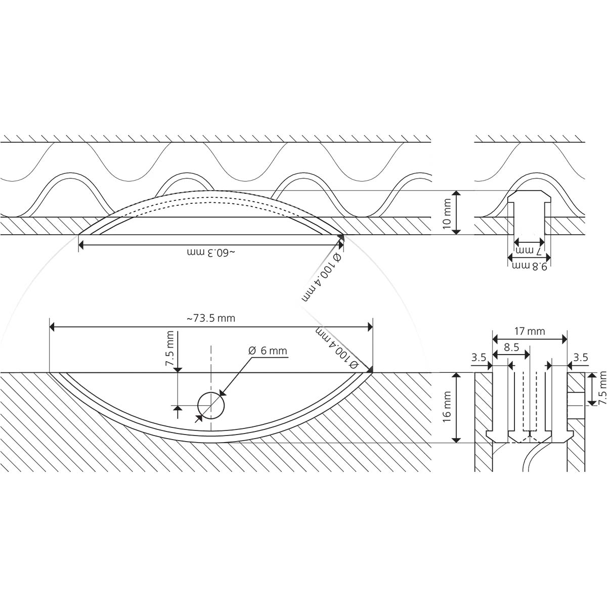 LAMELLO Set LC P-16x17 con Clamex P-14/10