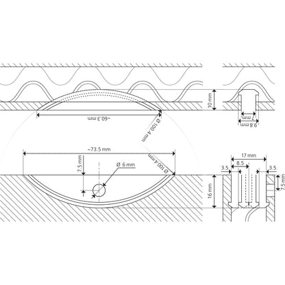 LAMELLO Set LC P-16x17 con Clamex P-14/10