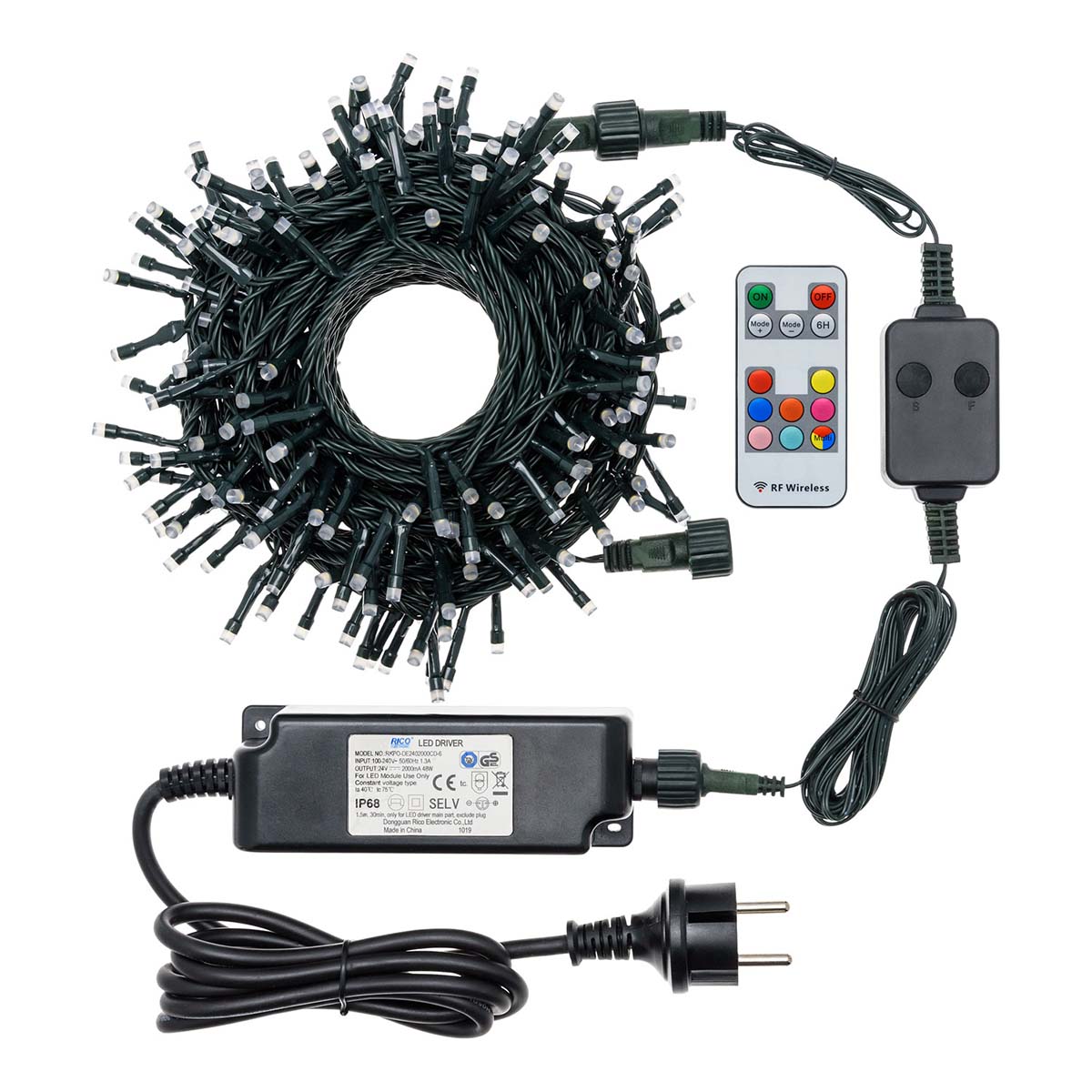 Prolunga per catena Wonder 16 metri 200 LED SuperBright multicolore