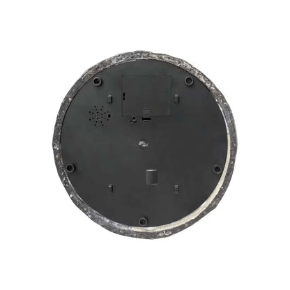 Villaggio di Natale innevato con luci e treno in movimento 21x21x38 cm