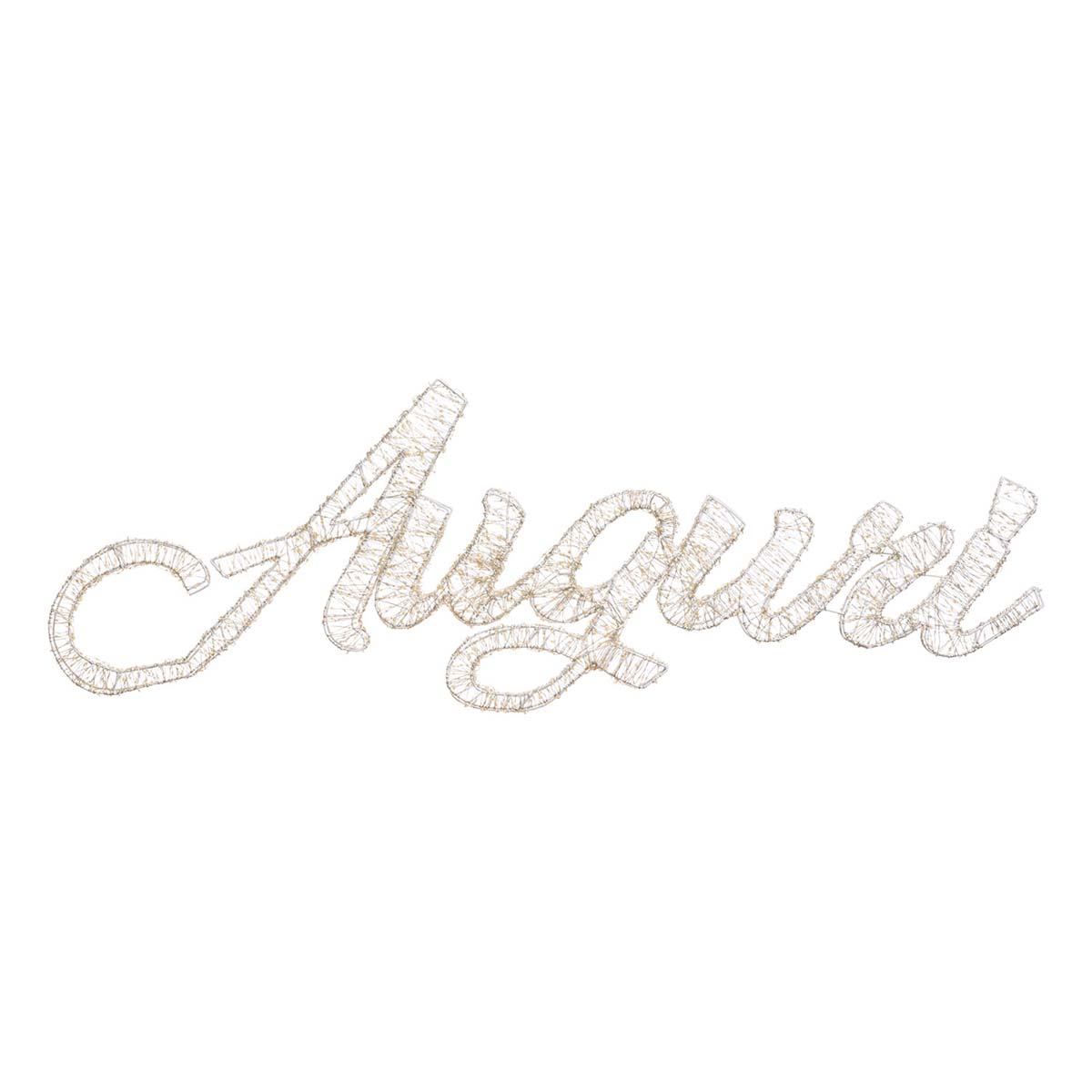 Scritta luminosa AUGURI da esterno 3D 150x49 cm