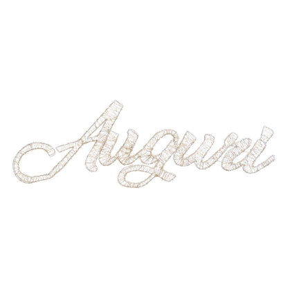 Scritta luminosa AUGURI da esterno 3D 150x49 cm