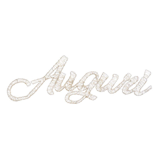 Scritta luminosa AUGURI da esterno 3D 150x49 cm