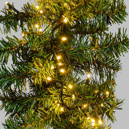 Festone natalizio con luci 270 cm verde Moena