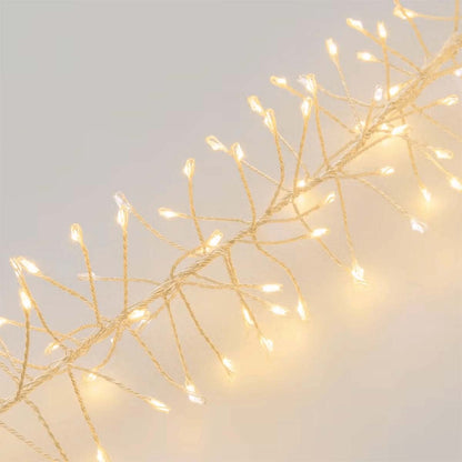 Catena Luminosa Cluster 5 metri con 1200 MicroLED Bianchi