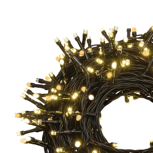 Catena luci di Natale minicluster 20,5 metri 1000 LED bianco caldo Lotti