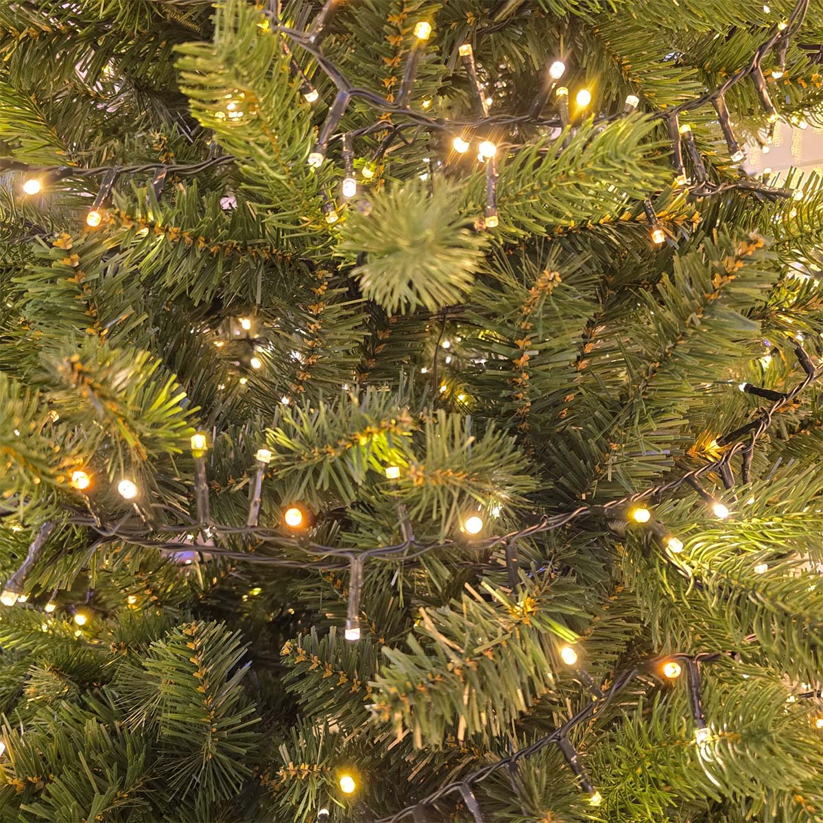Catena luci di Natale minicluster 20,5 metri 1000 LED bianco caldo Lotti