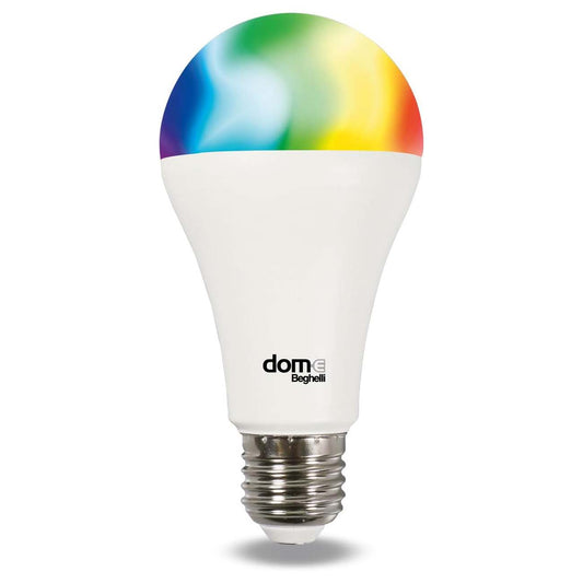 Lampadina smart Wi-Fi Dom-E led a goccia E27 11 W