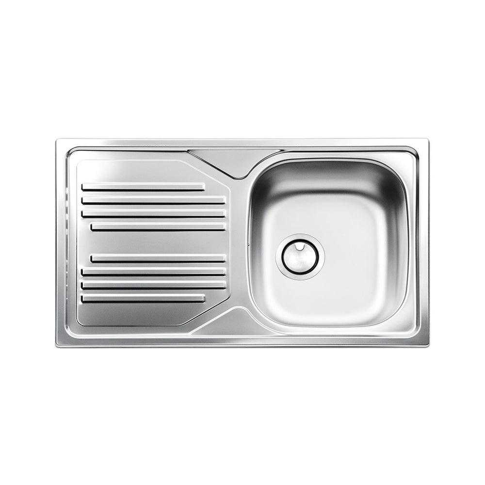 Lavello 1 vasca con gocciolatoio Apell Atmosfera 86x50 cm inox