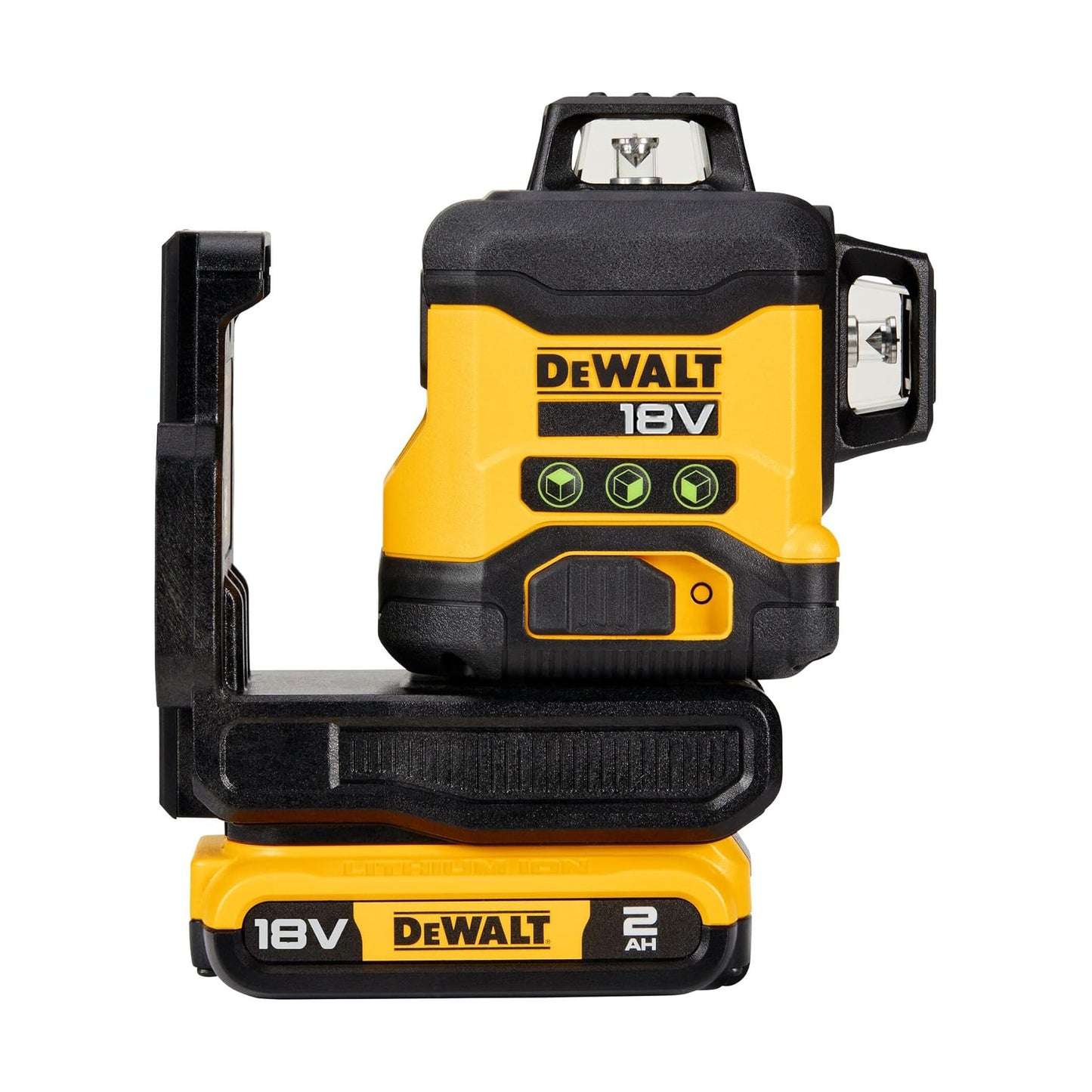 Livella laser multilinea 360° DeWalt con raggio verde 18 V 2 Ah