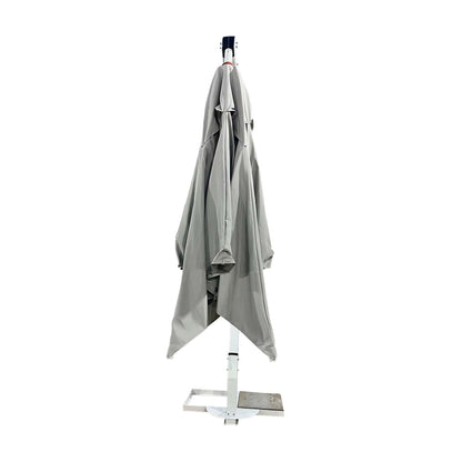 Ombrellone a braccio Martinica 3x4 mt senza mantovana grigio