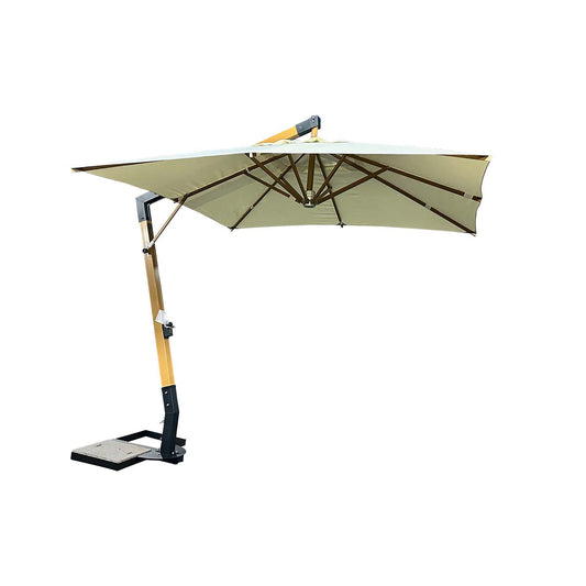 Ombrellone a braccio Martinica 3x3 mt senza mantovana ecrù