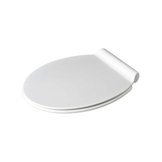 Sedile wc copri water soft close con cerniere bianco 37 x 44 cm