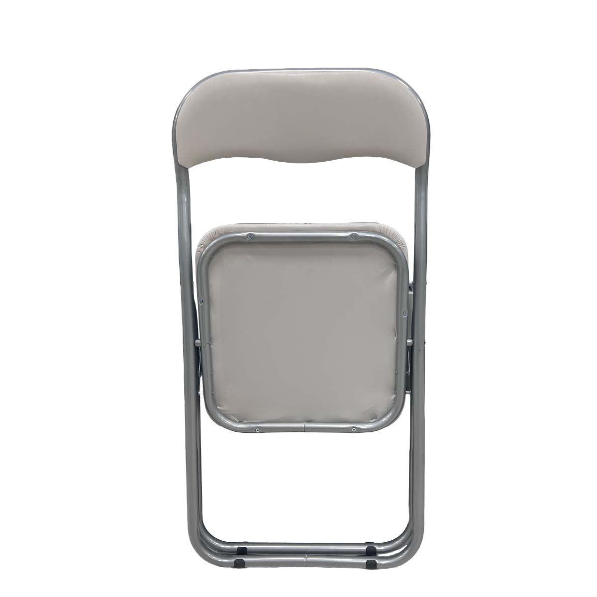 Sedia pieghevole imbottita in metallo