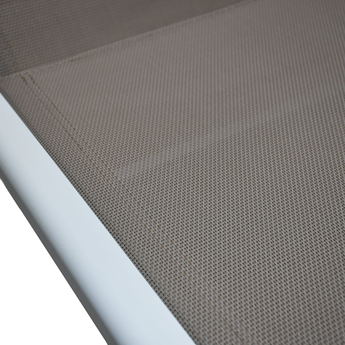Lettino prendisole da mare pieghevole beige 188x61x32cm