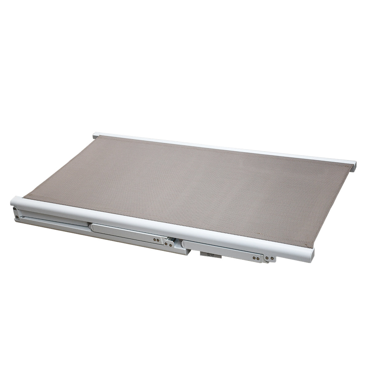 Lettino prendisole da mare pieghevole beige 188x61x32cm
