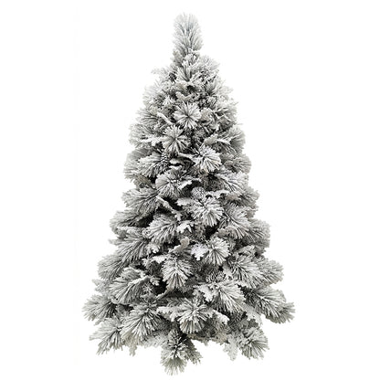 Albero di Natale innevato con pigne Dunder