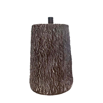 Base tronco per albero di Natale marrone diametro 35 cm altezza 45 cm