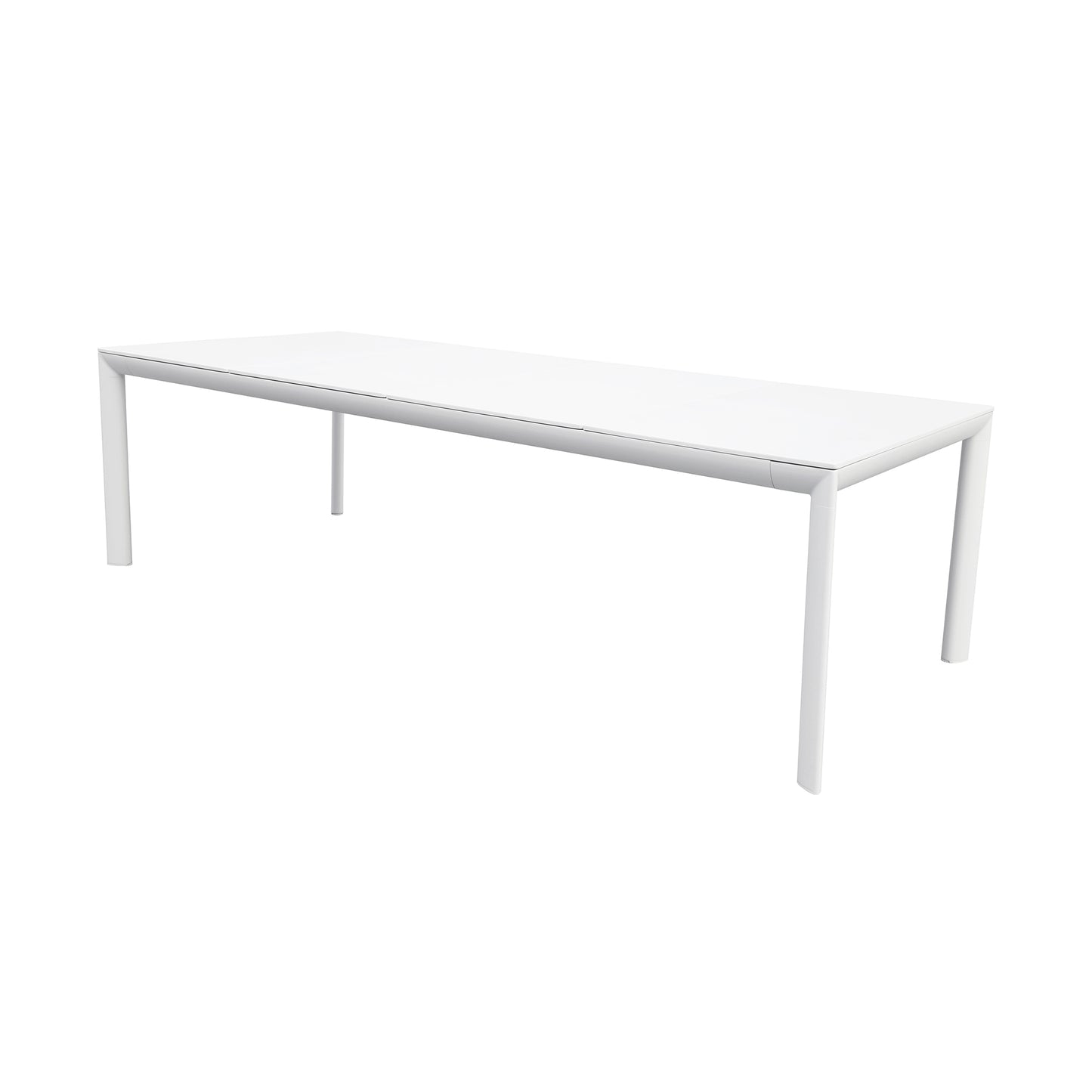 Set tavolo allungabile con 6 sedie bianco e grigio