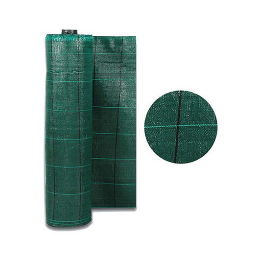 Minirotoli rete pacciamatura verde 2x10 m in polipropilene verde