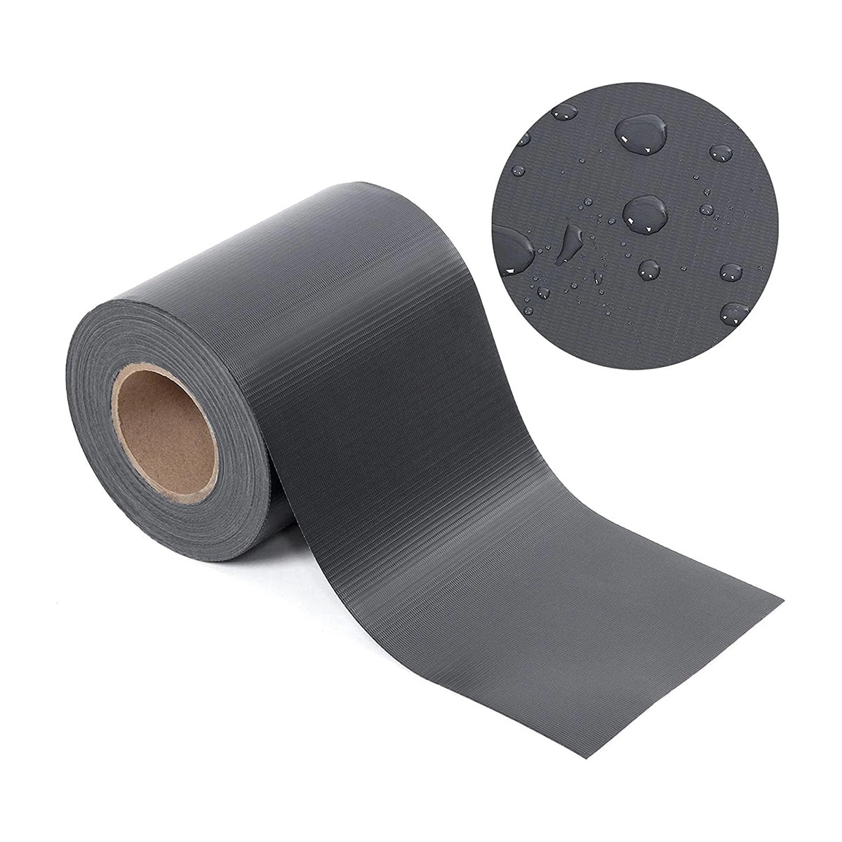 Frangivista fascia in pvc 19 cm x 35 mt con 25 clips di fissaggio colore antracite