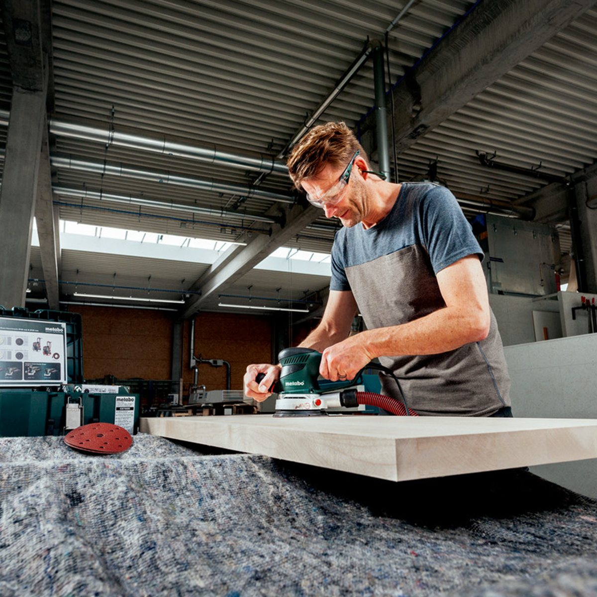 Levigatrice rotorbitale Metabo SXE 450 TurboTec 600129000