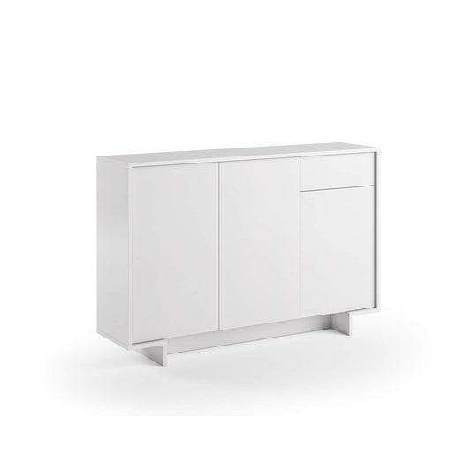 Madia slim Frame Terraneo 3 ante con cassetto 134x35x87 cm vari colori