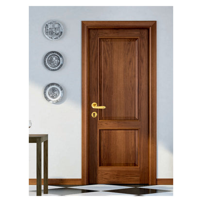 Maniglia Hoppe Santiago con rosetta tonda foro cilindro d. 44 mm