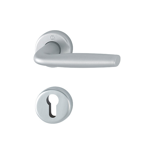 Maniglia Hoppe Milos tonda foro cilindro d. 52 mm per porte da interni